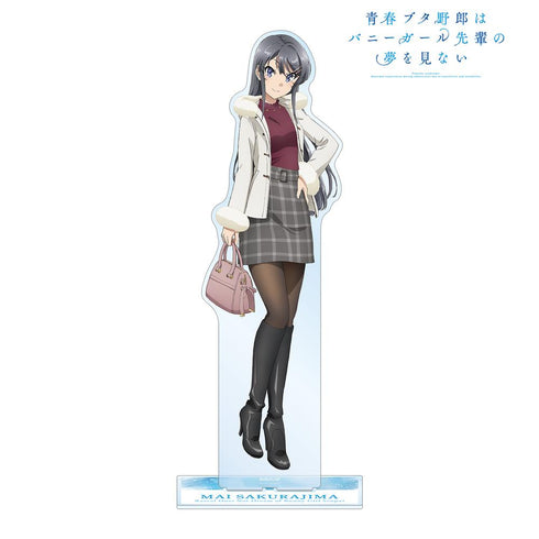 『青春ブタ野郎はバニーガール先輩の夢を見ない』描き下ろしイラスト 桜島麻衣 冬服ver. 特大アクリルスタンド【202509再販】
